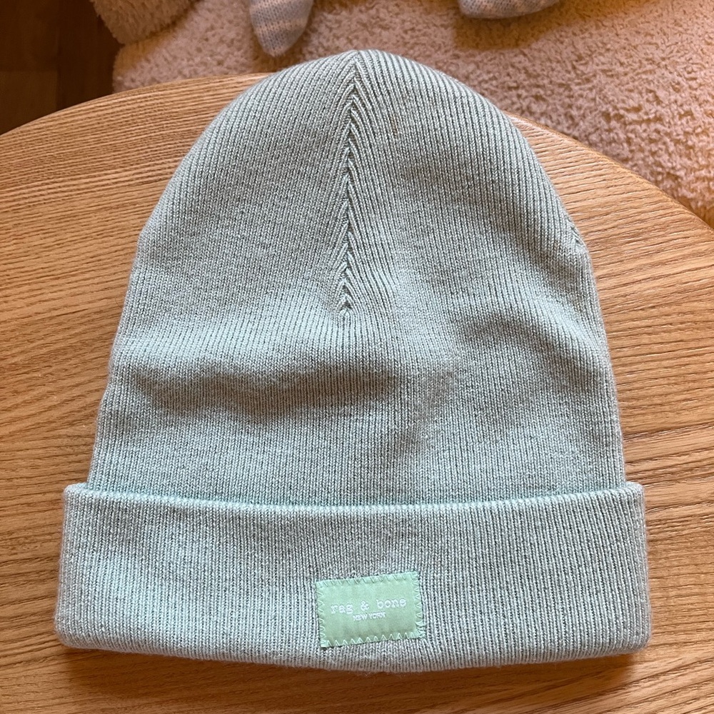 Rag & Bone Addison Beanie Mint 🍃Green